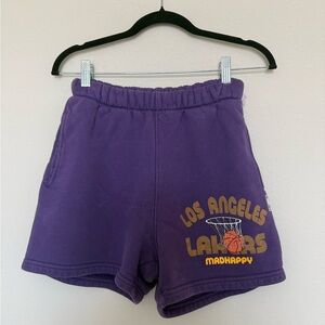 Madhappy Los Angeles Lakers Purple Athletic Shorts